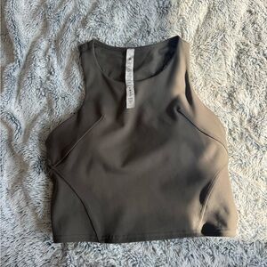 lululemon athletica Dark Gray Crop Top